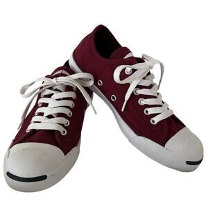 Women's Converse Jack Purcell Maroon/Burgundy Casual Sneaker Shoes - Size: 6